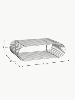 Metall-Wandregal Curva, B 40 cm