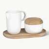 Milchkännchen und Zuckerdose Morgen, 4er-Set