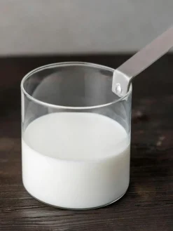 Milchtopf Boiler aus Borosilikatglas