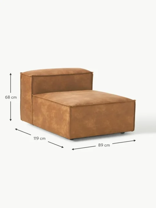 Mittelmodul Lennon aus recyceltem Leder