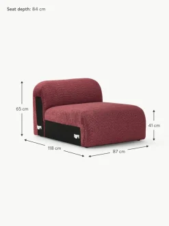 Mittelmodul Wolke aus Teddy-Bouclé