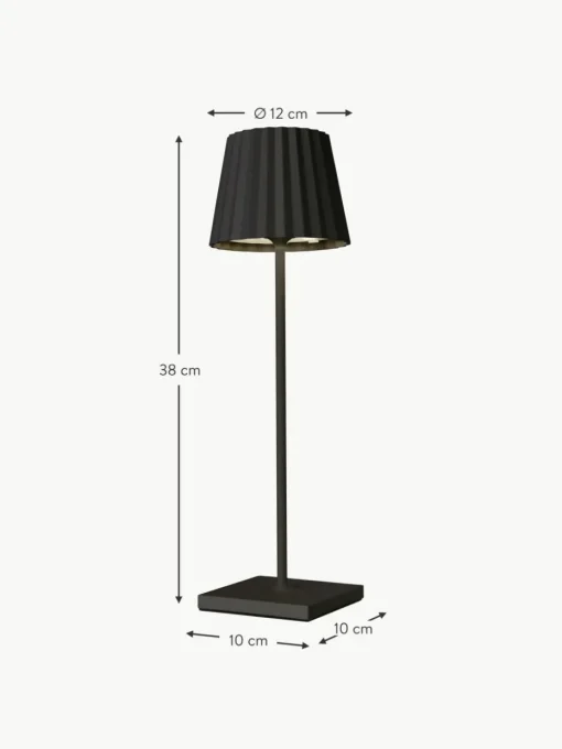 Mobile dimmbare LED-Außentischlampe Trellia