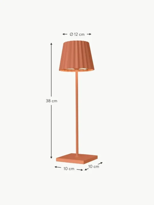 Mobile dimmbare LED-Außentischlampe Trellia