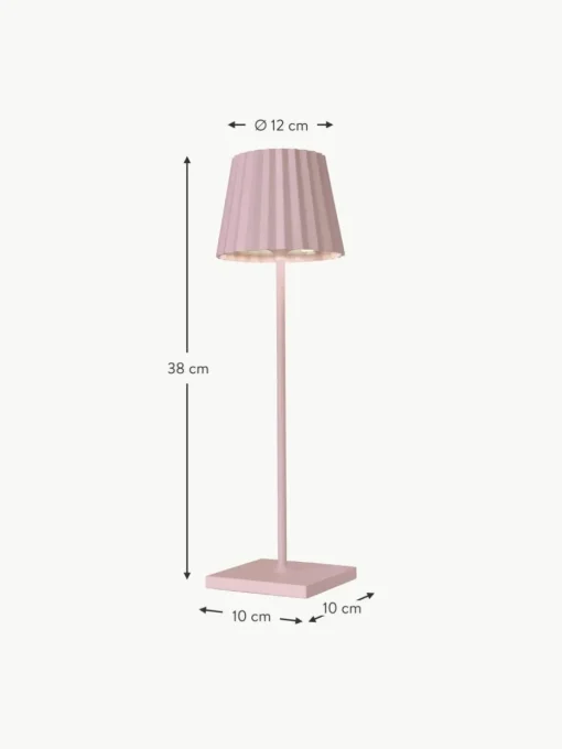 Mobile dimmbare LED-Außentischlampe Trellia