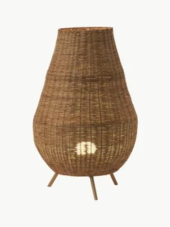 Mobile dimmbare LED-Bodenleuchte Saona mit Fernbedienung