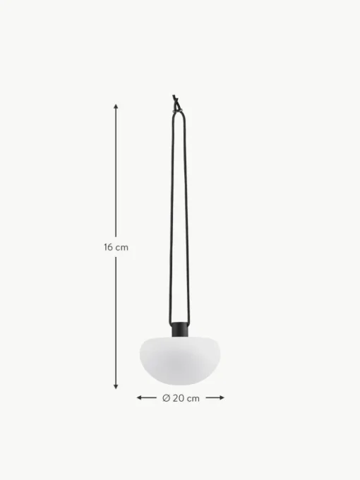 Mobile dimmbare Outdoor LED-Pendelleuchte Sponge