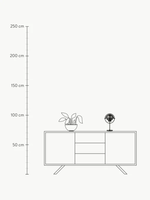 Mobile dimmbare Tischlampe Multi-Lite, verstellbar
