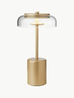 Mobile kleine LED-Tischlampe Blossi, dimmbar
