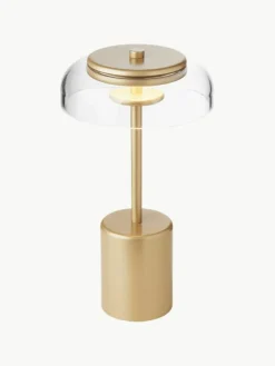 Mobile kleine LED-Tischlampe Blossi, dimmbar