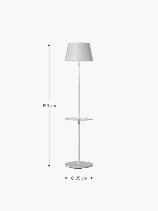Mobile LED-Außenstehlampe Garcon, dimmbar