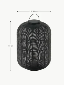Mobile LED-Außentischlampe Saranella, H 55 cm
