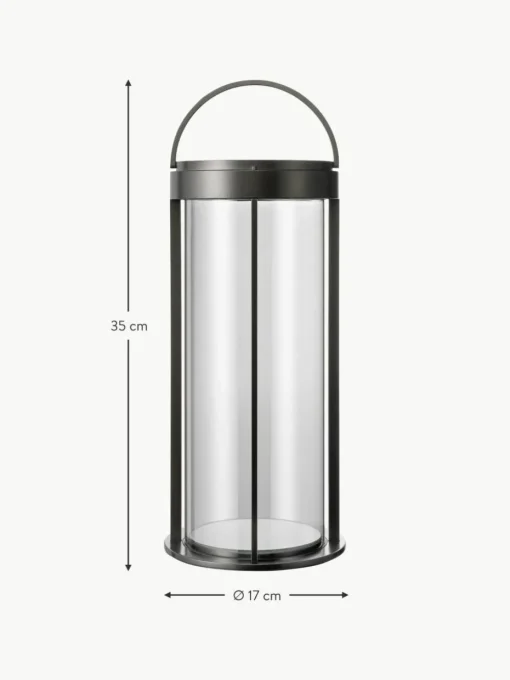 Mobile LED-Outdoor-Tischlampe Mituro, dimmbar
