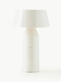 Mobile LED-Tischlampe Bicoca mit verstellbarem Lampenschirm, dimmbar