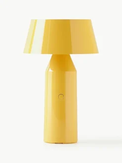 Mobile LED-Tischlampe Bicoca mit verstellbarem Lampenschirm, dimmbar
