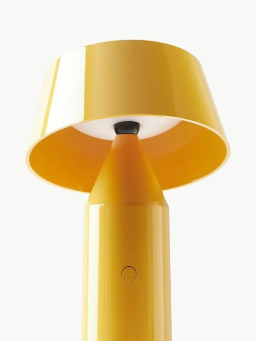 Mobile LED-Tischlampe Bicoca mit verstellbarem Lampenschirm, dimmbar