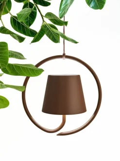 Mobile Outdoor LED-Pendelleuchte Poldina, dimmbar