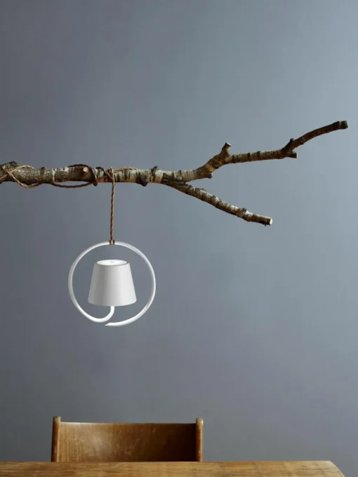 Mobile Outdoor LED-Pendelleuchte Poldina, dimmbar