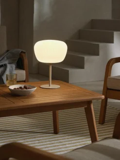 Mobile Outdoor Tischlampe Tara, dimmbar