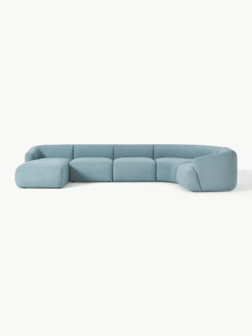 Modulare Bouclé-Wohnlandschaft Sofia