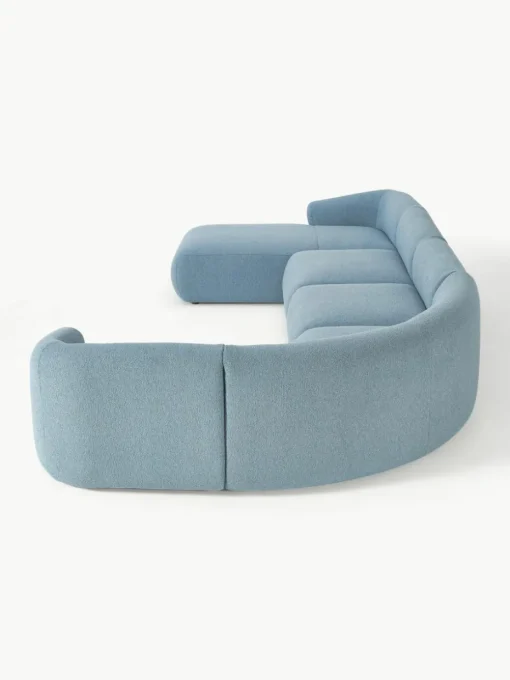 Modulare Bouclé-Wohnlandschaft Sofia