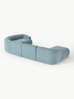 Modulare Bouclé-Wohnlandschaft Sofia