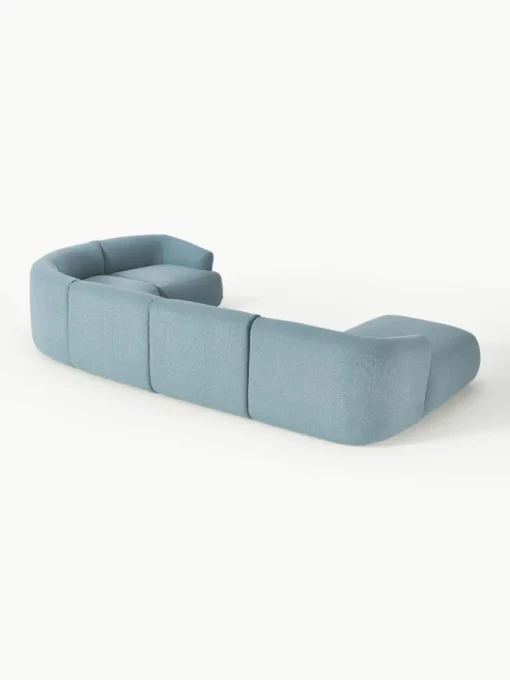 Modulare Bouclé-Wohnlandschaft Sofia