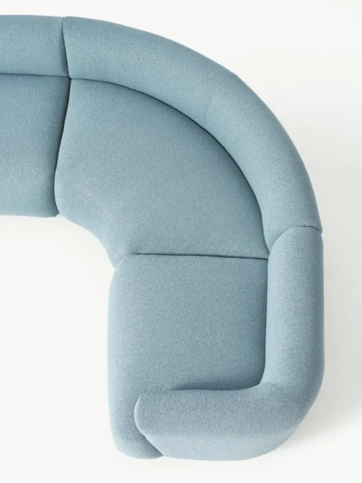 Modulare Bouclé-Wohnlandschaft Sofia