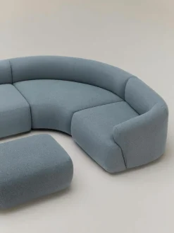 Modulare Bouclé-Wohnlandschaft Sofia