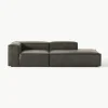 Modulare Ottomane Lennon aus recyceltem Leder
