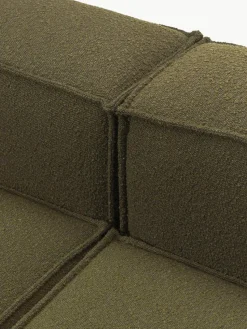 Modulare Ottomane Lennon aus Bouclé
