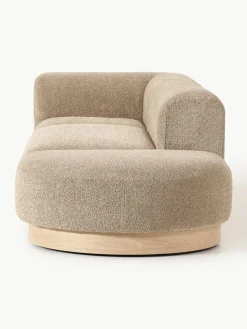 Modulare Ottomane Natalie aus Teddy-Bouclé