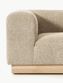 Modulare Ottomane Natalie aus Teddy-Bouclé