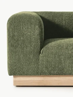 Modulare Ottomane Natalie aus Teddy-Bouclé
