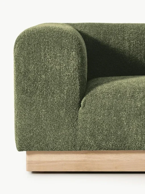 Modulare Ottomane Natalie aus Teddy-Bouclé