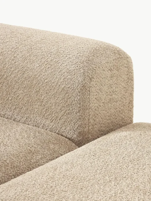 Modulare Ottomane Natalie aus Teddy-Bouclé