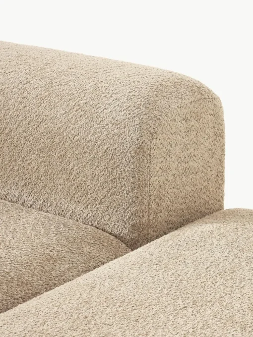 Modulare Ottomane Natalie aus Teddy-Bouclé