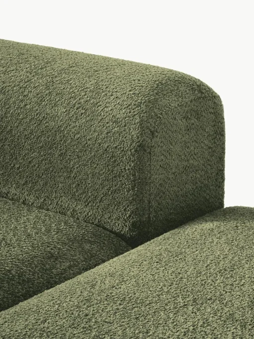 Modulare Ottomane Natalie aus Teddy-Bouclé