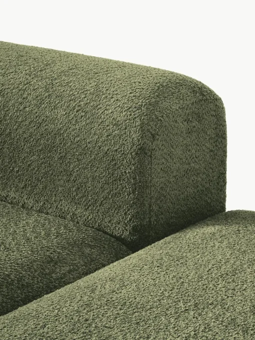 Modulare Ottomane Natalie aus Teddy-Bouclé