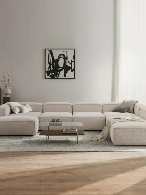 Modulare Wohnlandschaft Lennon aus Bouclé
