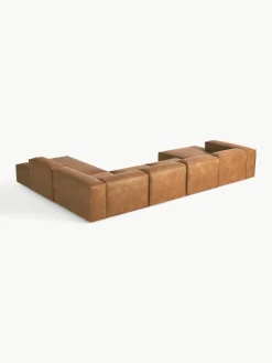 Modulare Wohnlandschaft Lennon aus recyceltem Leder