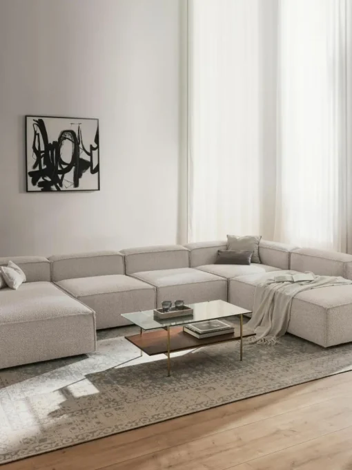 Modulare Wohnlandschaft Lennon aus Bouclé