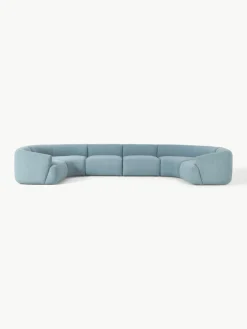 Modulare XL Bouclé-Wohnlandschaft Sofia