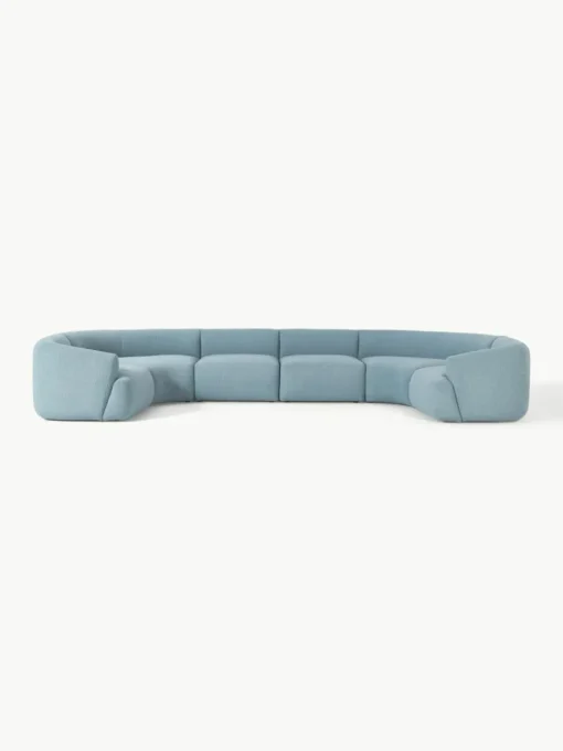 Modulare XL Bouclé-Wohnlandschaft Sofia