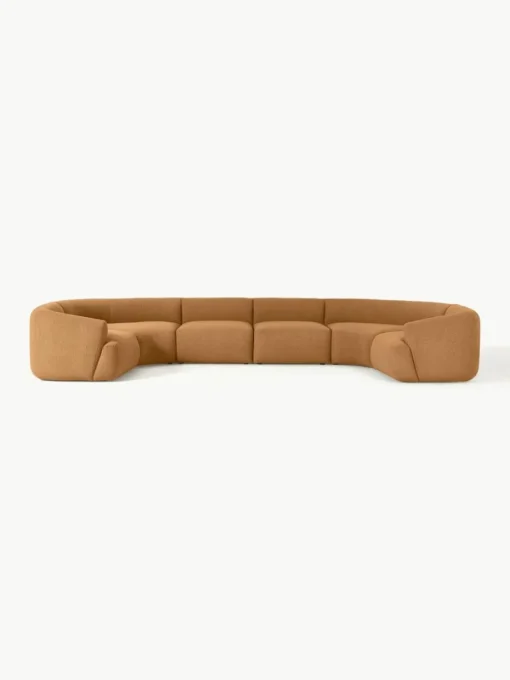 Modulare XL Bouclé-Wohnlandschaft Sofia