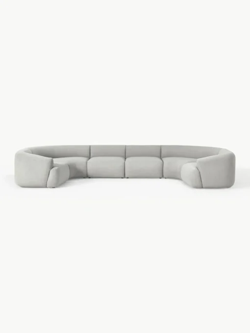Modulare XL Bouclé-Wohnlandschaft Sofia
