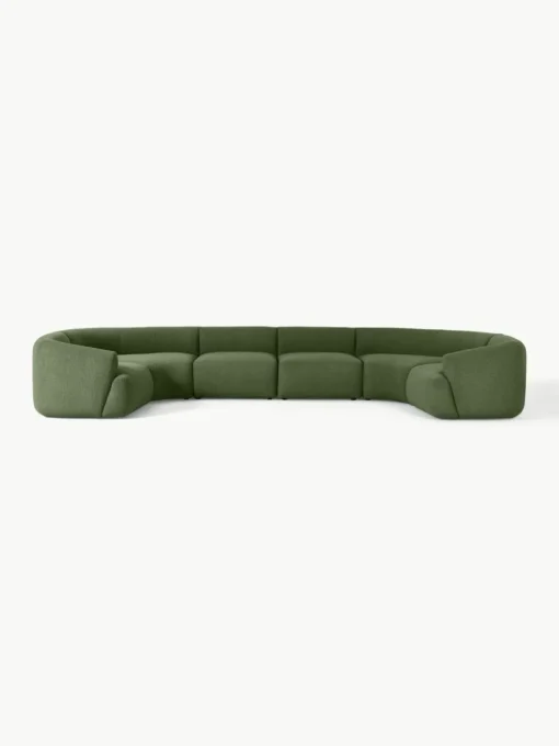 Modulare XL Bouclé-Wohnlandschaft Sofia