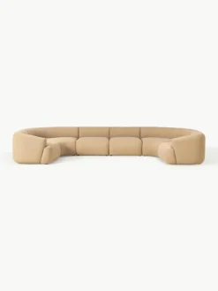Modulare XL Bouclé-Wohnlandschaft Sofia