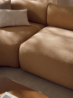 Modulare XL Bouclé-Wohnlandschaft Sofia