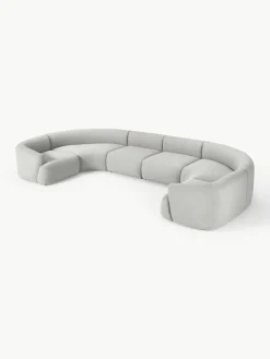 Modulare XL Bouclé-Wohnlandschaft Sofia