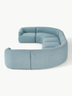 Modulare XL Bouclé-Wohnlandschaft Sofia